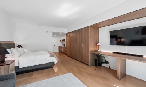 Furnished Studio Living Room